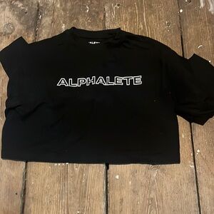 Alphalete - Black Cropped Long Sleeve
